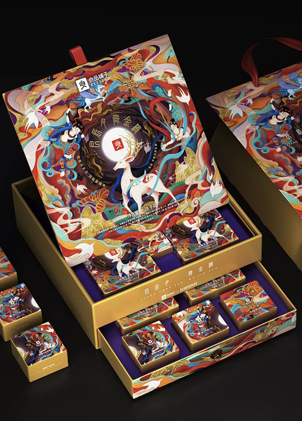 敦煌壁畫元素在月餅禮盒包裝設(shè)計中的應(yīng)用